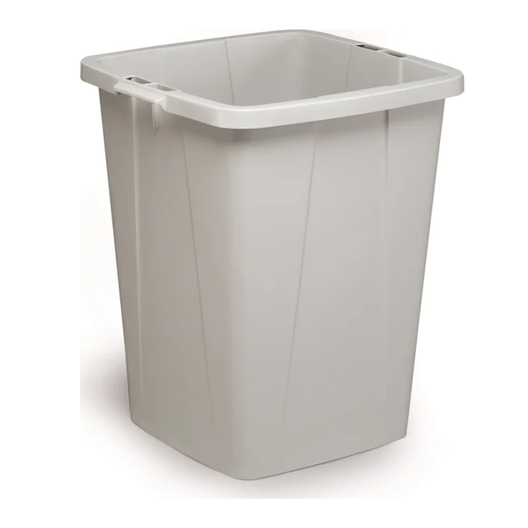 Stærk spand fra Durable. 90 l. grå